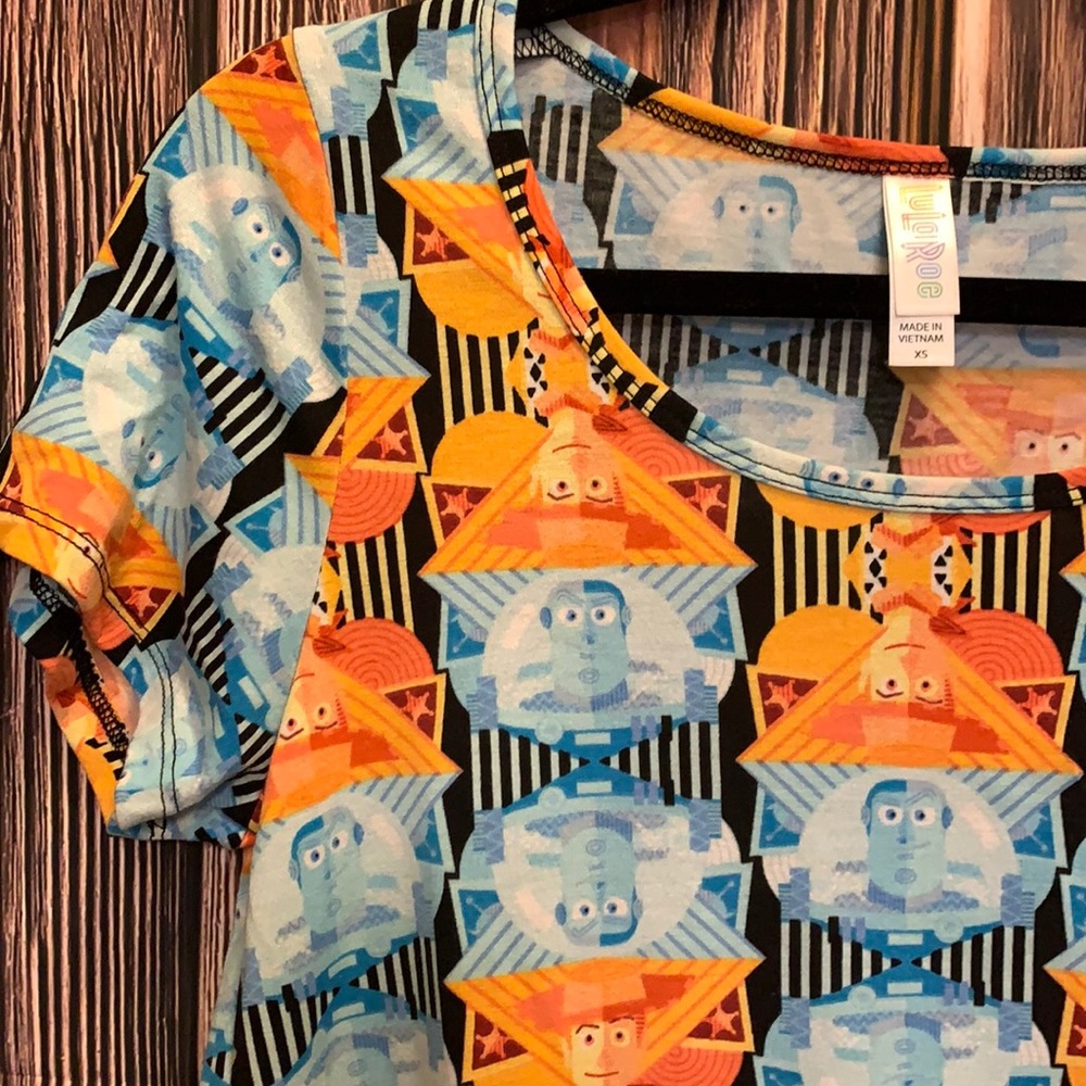 LuLaRoe Toy Story Classic T XS